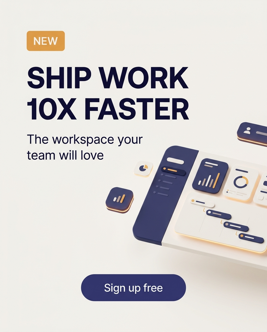 SaaS product ad